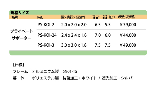 4人家族向け